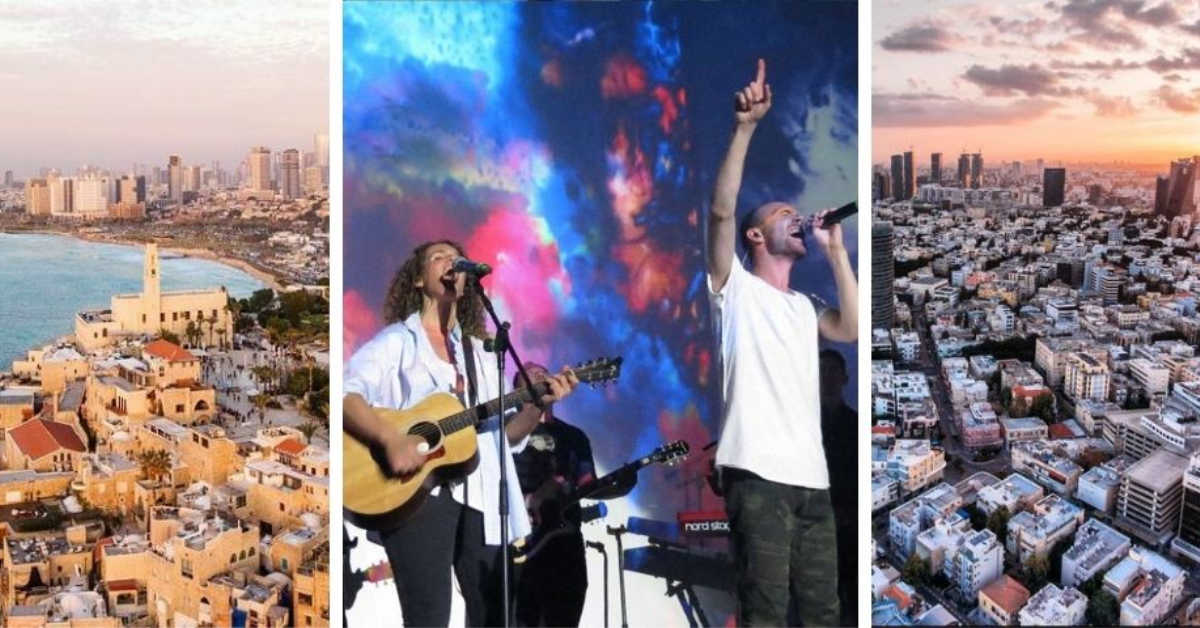 Hillsong Israel worshiping